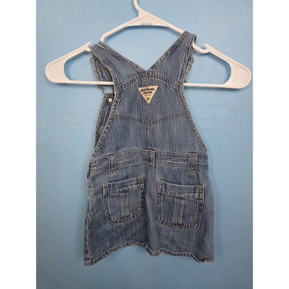 Oshkosh B’gosh Embroidered Vestbak Denim Dress Size 3T - Picture 5 of 6